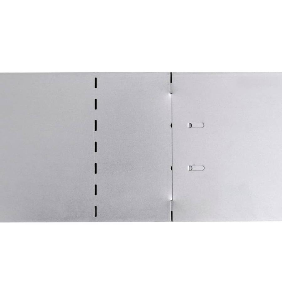 芝生フェンス 15点セット 亜鉛メッキ鋼製 100x20cmの画像