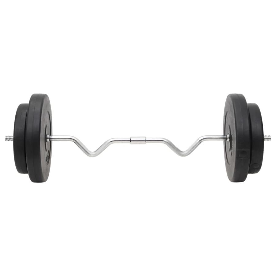 vidaXL バーベル＆ダンベル プレートセット付き 90kg : vidaXL Yahoo