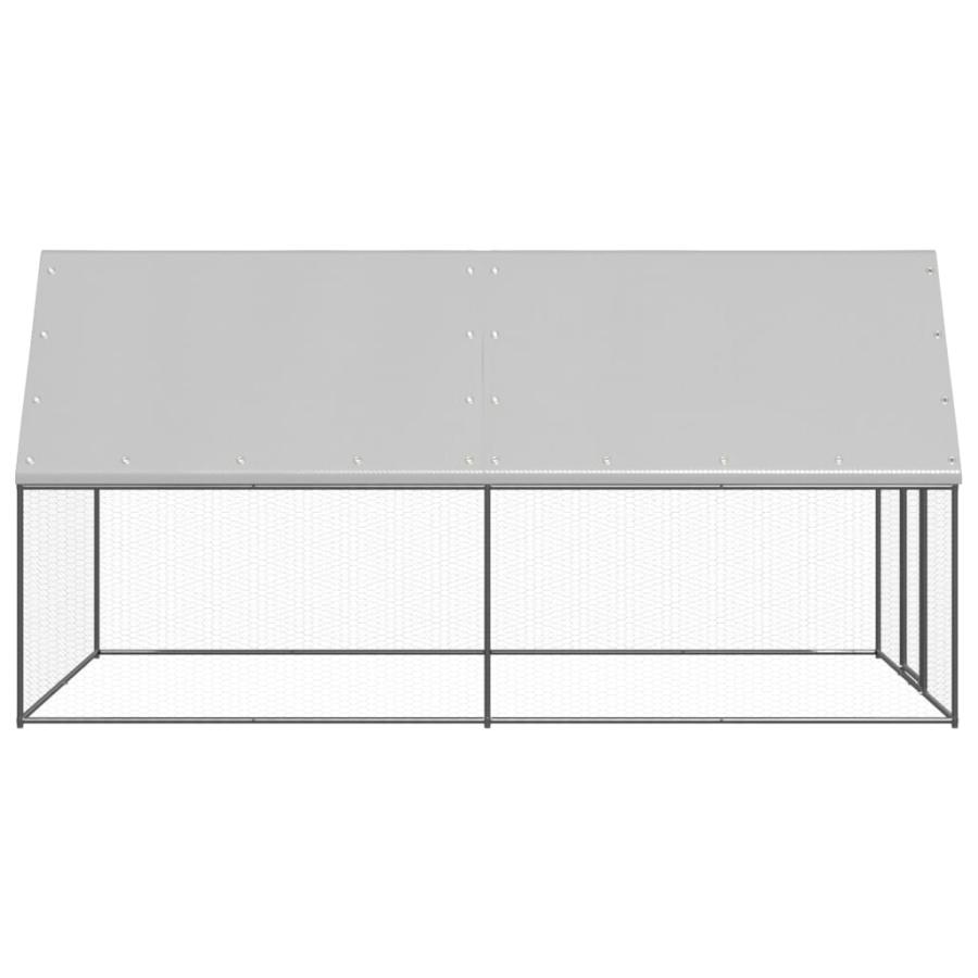 屋外鶏小屋 2x4x2m 亜鉛メッキ鋼製の画像