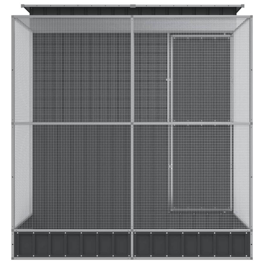 vidaXL 鳥小屋 拡張付き シルバー : vidaXL - 通販 - Yahoo!ショッピング
