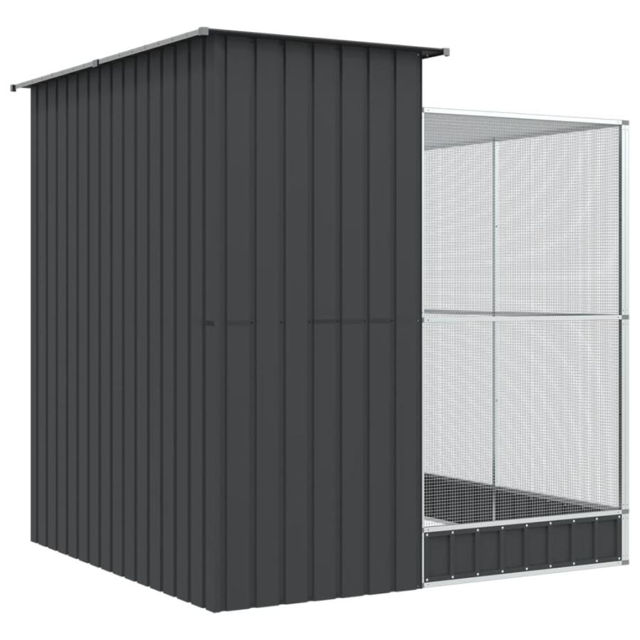 vidaXL 鳥小屋 拡張付き シルバー : vidaXL - 通販 - Yahoo!ショッピング