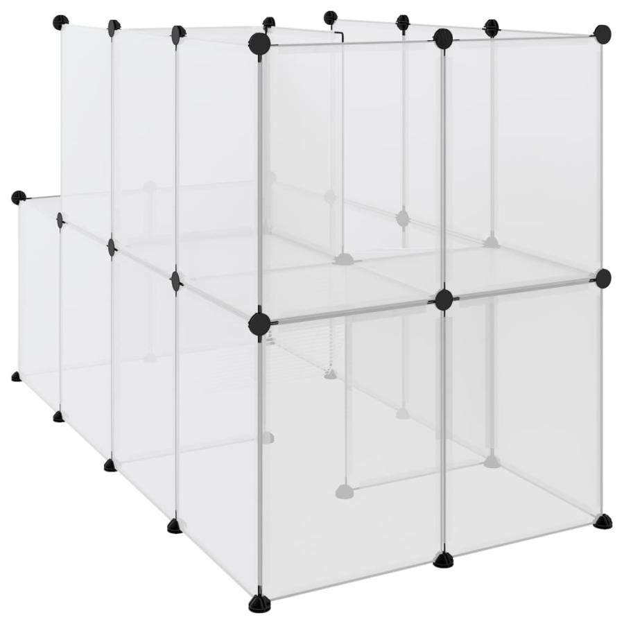 vidaXL 小動物ケージ 透明 124x74x93cm PP＆スチール : vidaXL - 通販