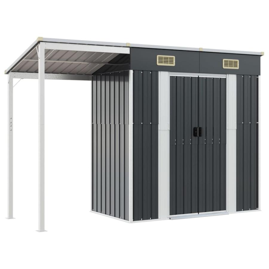 ガーデン小屋 拡張屋根付き アントラシート_6