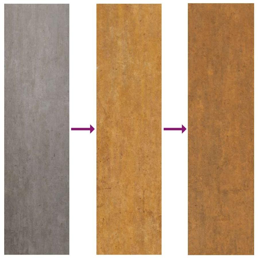 vidaXL ガーデンプランター 100x45x90 cm 耐候性スチールの画像