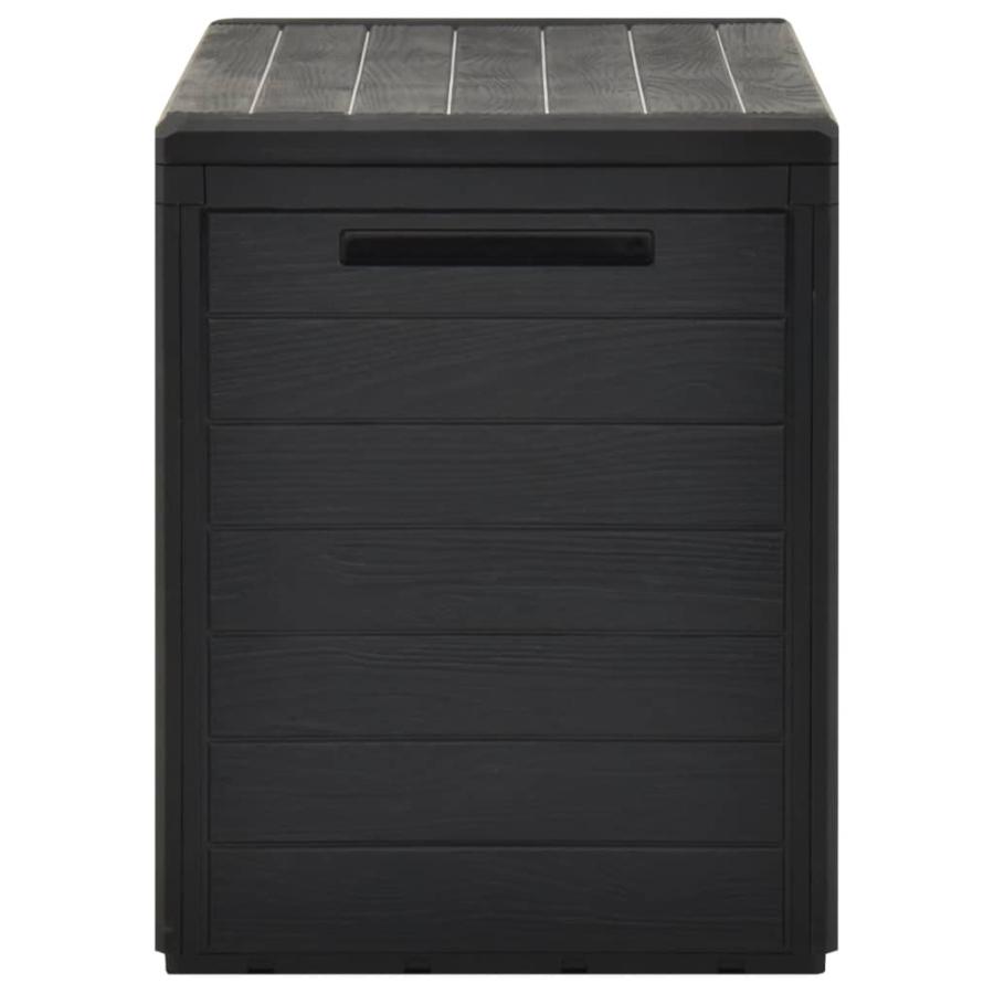 vidaXL ガーデン収納ボックス アントラシート 78x44x55 cm : vidaXL