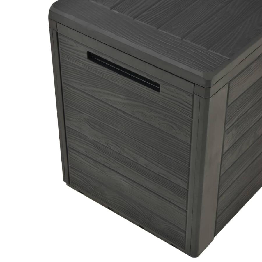 vidaXL ガーデン収納ボックス アントラシート 116x44x55 cm : vidaXL