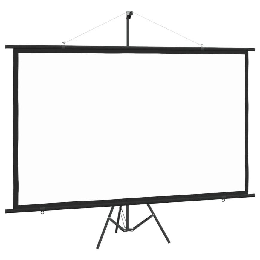 vidaXL プロジェクタースクリーン 三脚付き 100インチ 16:9 : vidaXL 