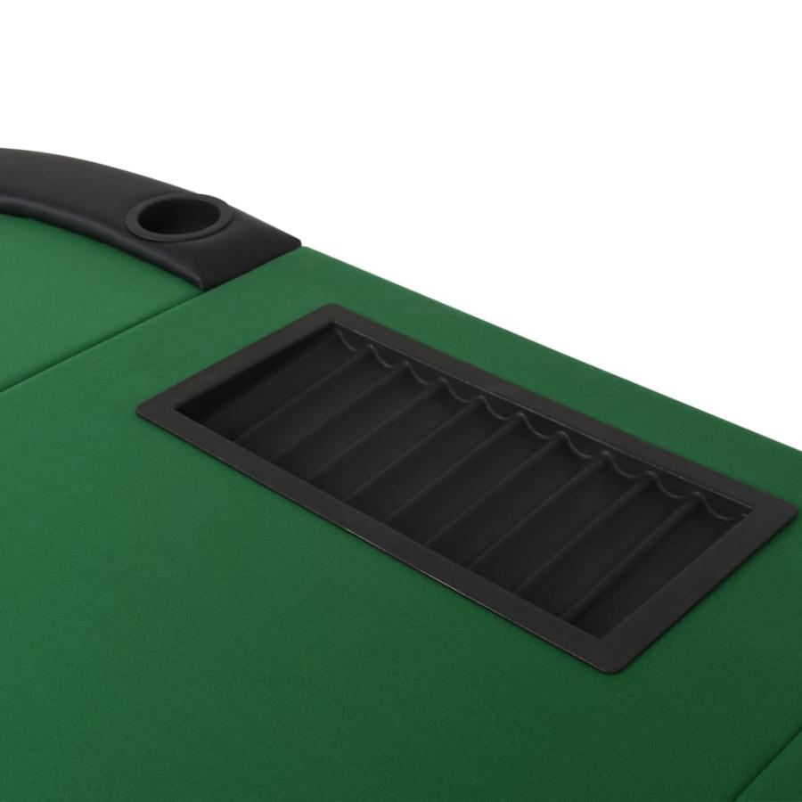 vidaXL 9人用折りたたみポーカーテーブル 3つ折り 楕円型 vidaXL 9人用折りたたみポーカーテーブル 3つ折り 楕円型