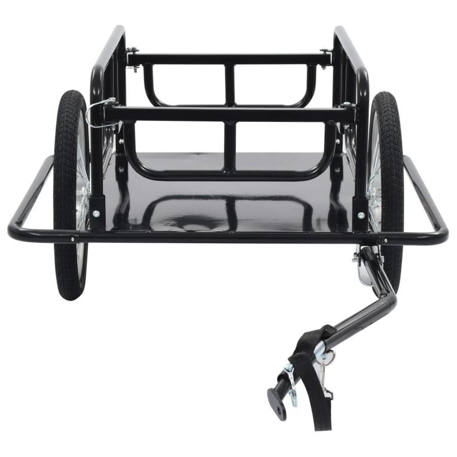 自転車用トレーラー130x73x48.5 cm スチール製 ブラック_10
