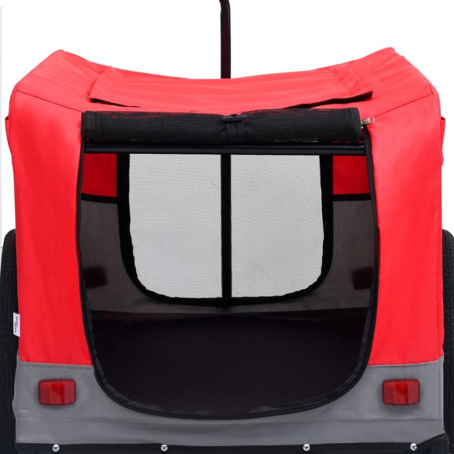 vidaXL 2-in-1 ペット用自転車トレーラー＆ジョギングベビーカー