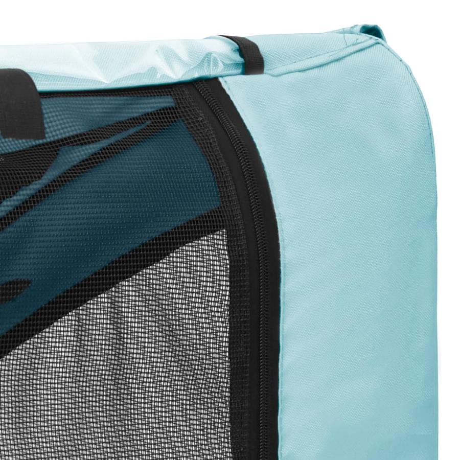 vidaXL 自転車用ペットトレーラー ブルー＆ブラック : vidaXL - 通販