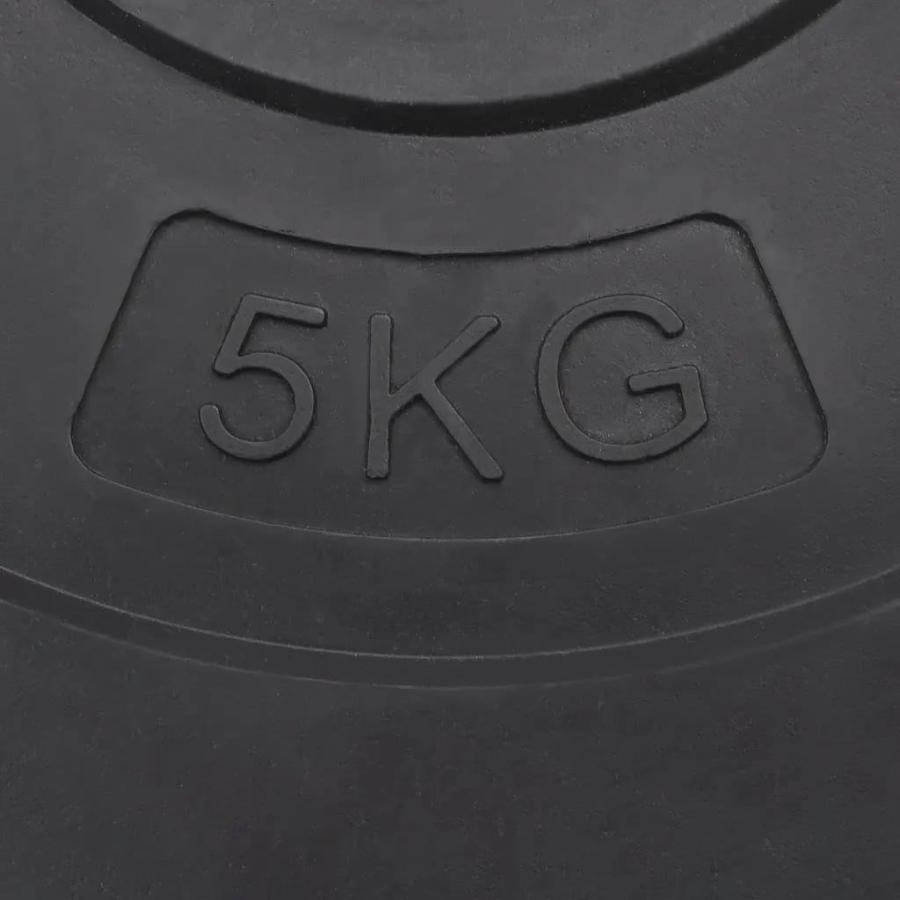 vidaXL ウェイトプレート 6点 30kg セメント : vidaXL Yahoo!店 - 通販 
