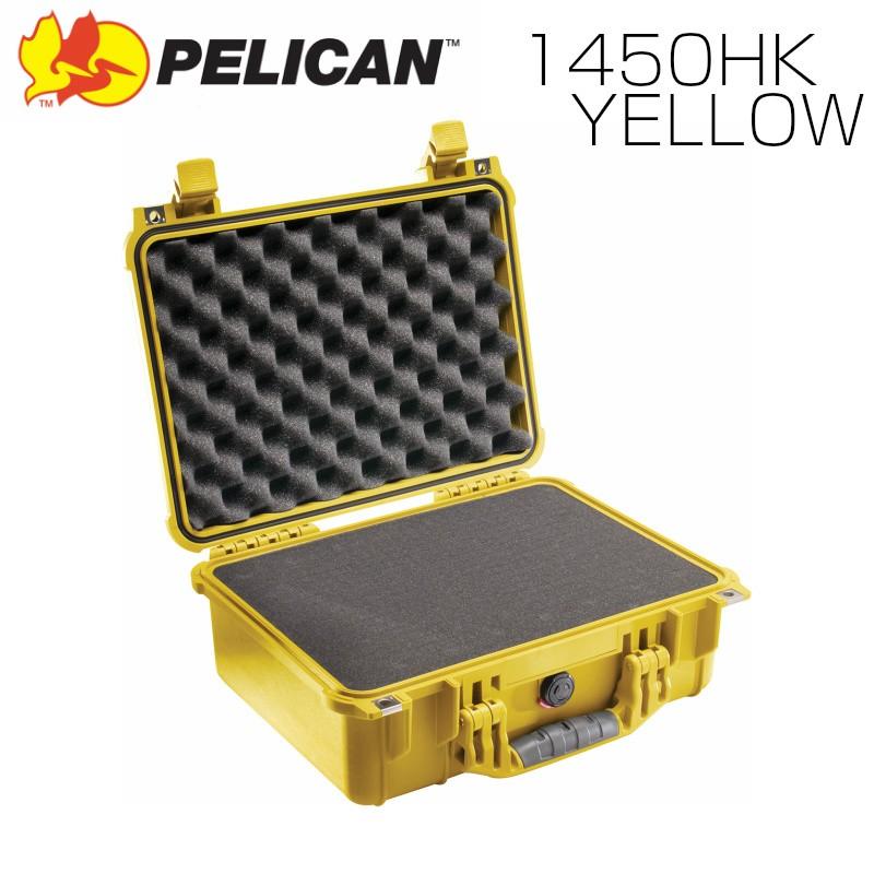 人気を誇る 業務用カメラケース 中型 防水 ブロックウレタン 仕切り Pelican ペリカン 1450hk イエロー 業務用 中型カメラケース ブロックウレタン付き Faa機内持込サイズ プロテクトケース ビデオカメラアクセサリー