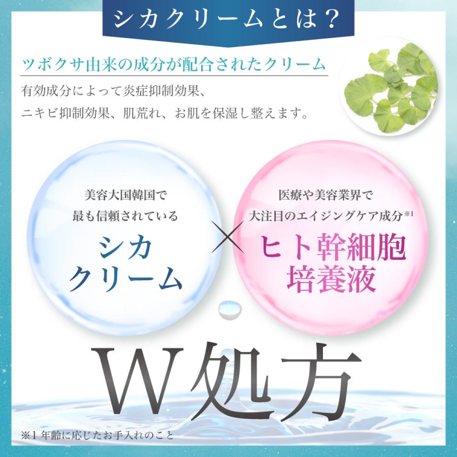 ヒト幹細胞 シカクリーム ひめゆり SC クリーム W10 CICAクリーム ツボクサエキス 高濃度 10％ 保湿クリーム 高保湿 乾燥肌 敏感肌 保湿 ニキビ |  | 03