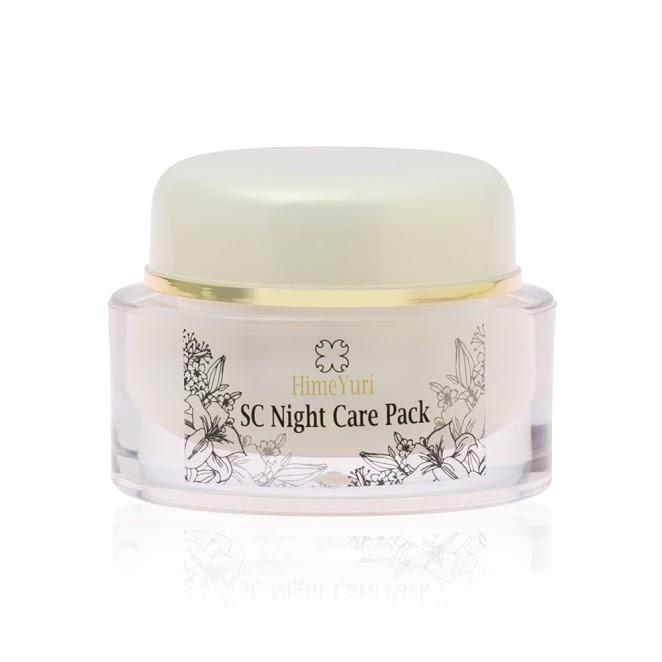 ヒト幹細胞 パック ひめゆり SC ナイトケアパック エイジング フラーレン ビタミンC誘導体　ナイトパック 引き締め 毛穴 リフトアップ 夜 夜 シワ ほうれい線 |  | 08