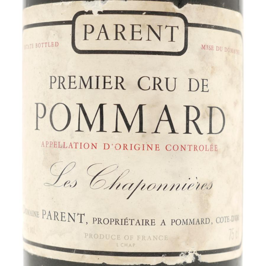 1989 ポマール プルミエ・クリュ レ・シャポニエール ドメーヌ パラン 750ml ドメーヌ パラン Parent