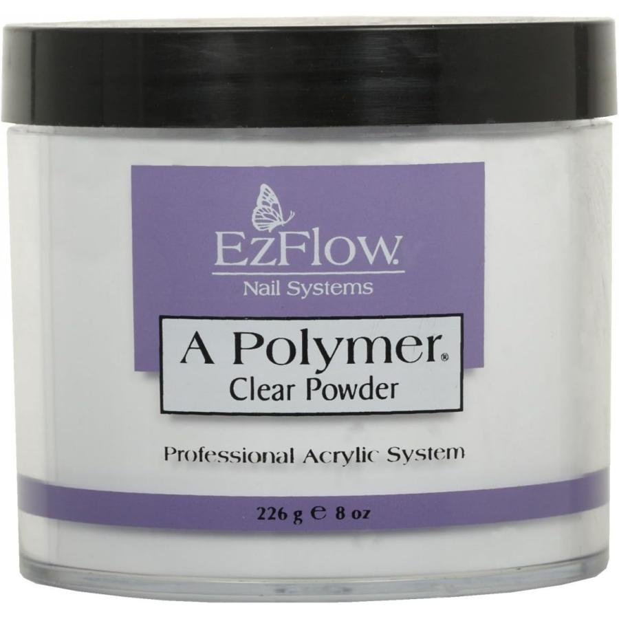 Ez Flow/大容量/業務用/Aポリマー/ナチュラルパウダー/アクリルパウダー 送料無料 EzFlow（イージーフロー）Aポリマー アクリルパウダー クリア
