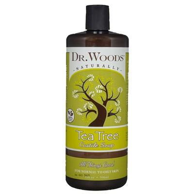 送料無料 DR.WOODS カスティールソープ ティーツリーリキッド 942ml