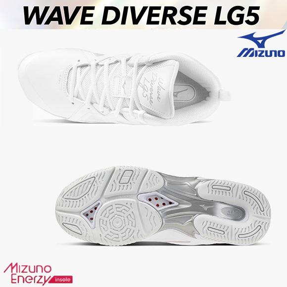MIZUNO ミズノ ウエーブダイバースLG5 フィットネスシューズ 31GF2571 スタジオエクササイズ エアロビクス ダンスエクササイズの画像