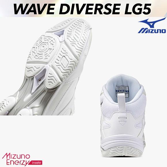 MIZUNO ミズノ ウエーブダイバースLG5 フィットネスシューズ 31GF2571 スタジオエクササイズ エアロビクス ダンスエクササイズの画像