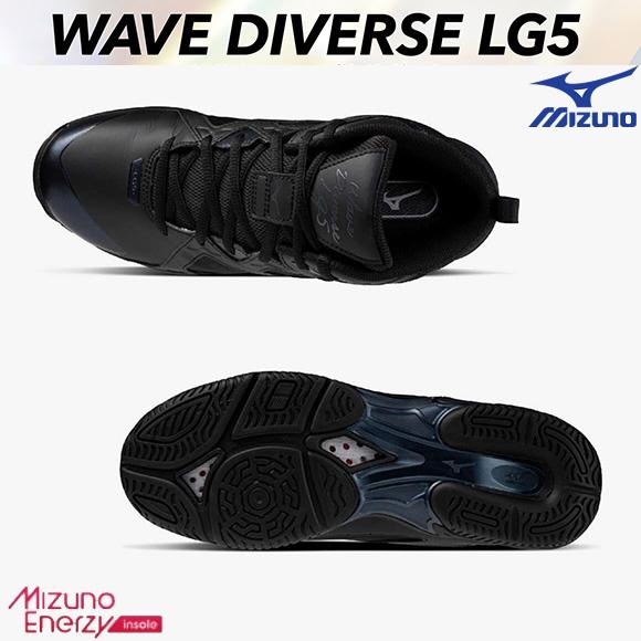 MIZUNO ミズノ ウエーブダイバースLG5 フィットネスシューズ 31GF2571 スタジオエクササイズ エアロビクス ダンスエクササイズの画像