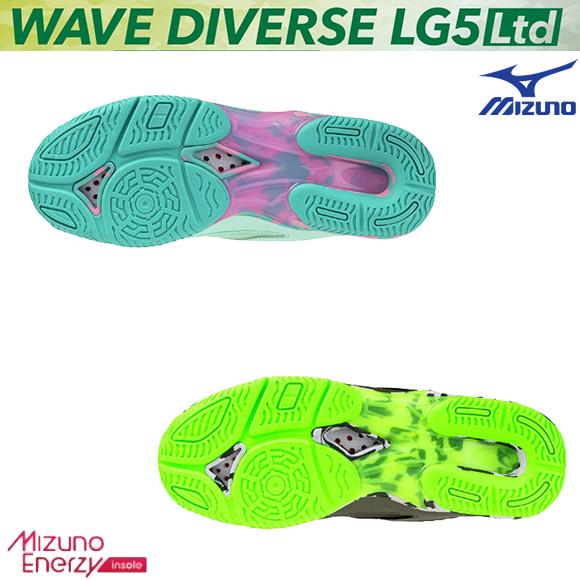 MIZUNO ミズノ ウエーブダイバースLG5 LTD フィットネスシューズ 31GF2575 スタジオエクササイズ エアロビクス ダンスエクササイズの画像