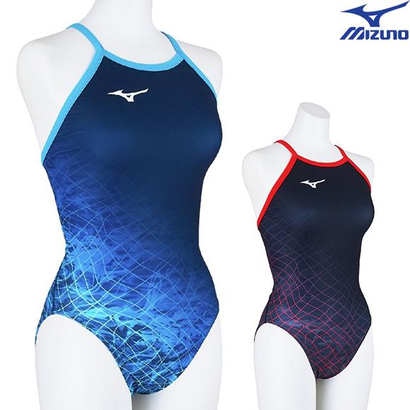 25春夏 MIZUNO ミズノ エクサースーツ N2MAC271 レディス ミディアムカット 練習水着 競泳 女性 ネコポス発送 代引き不可 | MIZUNO