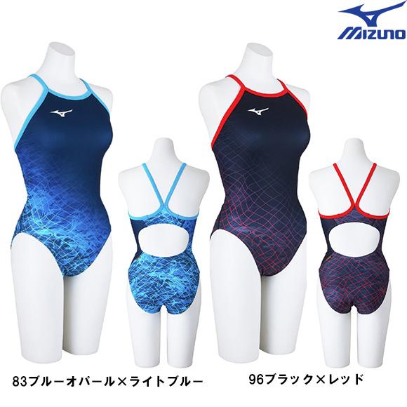 25春夏 MIZUNO ミズノ エクサースーツ N2MAC271 レディス ミディアムカット 練習水着 競泳 女性 ネコポス発送 代引き不可 | MIZUNO | 01