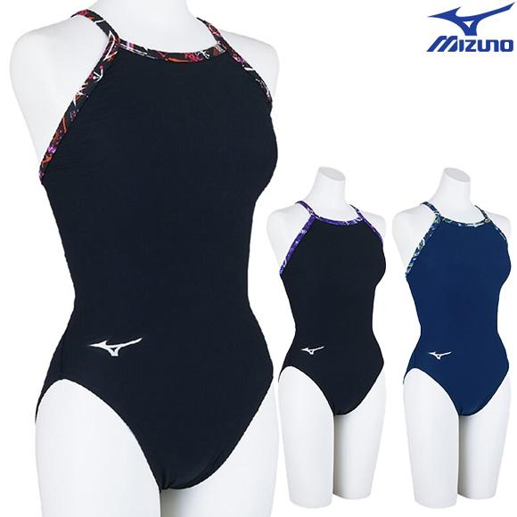 25春夏 MIZUNO ミズノ エクサースーツ N2MAC787 レディス ミディアムカット 練習水着 競泳 女性 ネコポス発送 代引き不可 | MIZUNO