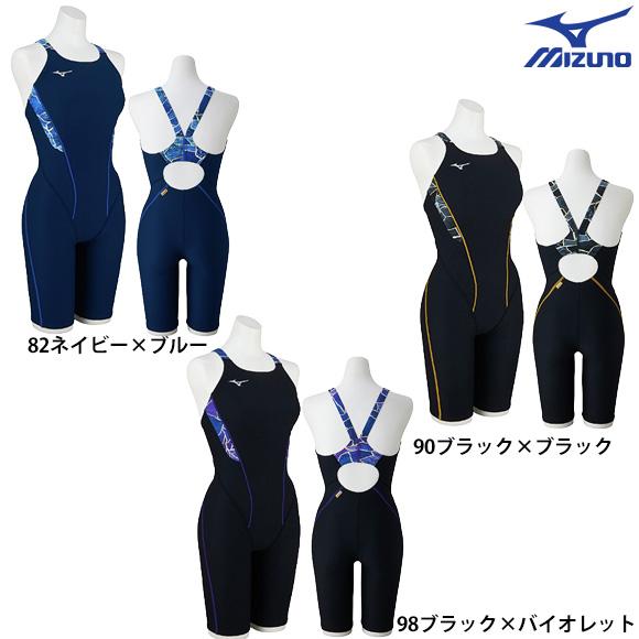 26春夏 MIZUNO ミズノ エクサースーツ N2MGD787 レディス ハーフスーツ 練習水着 競泳 女性 ネコポス発送 代引き不可_1