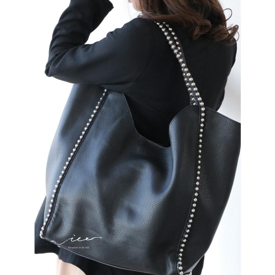 珍しい Vieo ニュアンスをかえる スタッズトートバッグ 40代 50代 60代 ミセス 黒 ブラック トートバッグ かっこいい 黒 ブラック Eko Vieo 通販 Yahoo ショッピング 在庫一掃 Alrayan University Edu Ye