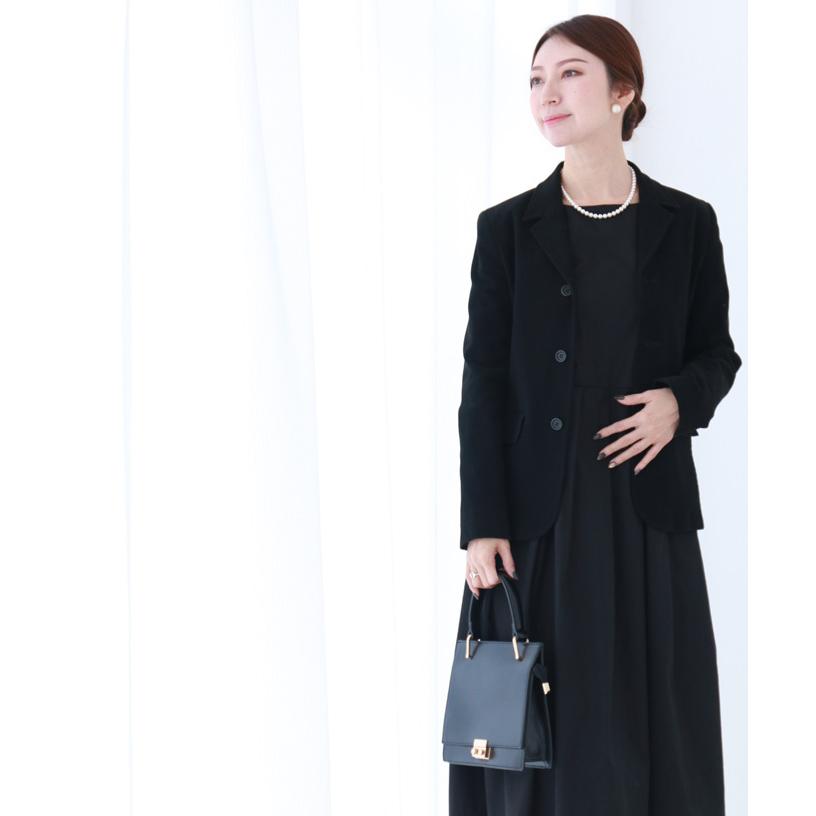 Vieo 軽やかな黒をスタンダードに ワンピース きれいめ シンプル 大人 上品 体型カバー 黒 入学式 卒業式 フォーマル 40代 50代 60代 Eko Vieo 通販 Yahoo ショッピング
