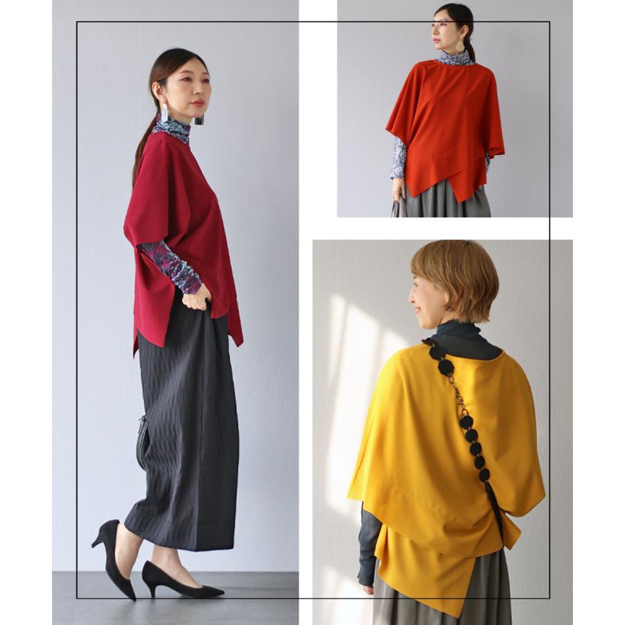 トップス Tシャツ 変形 変形Tシャツ デザイントップス 上品 レディース