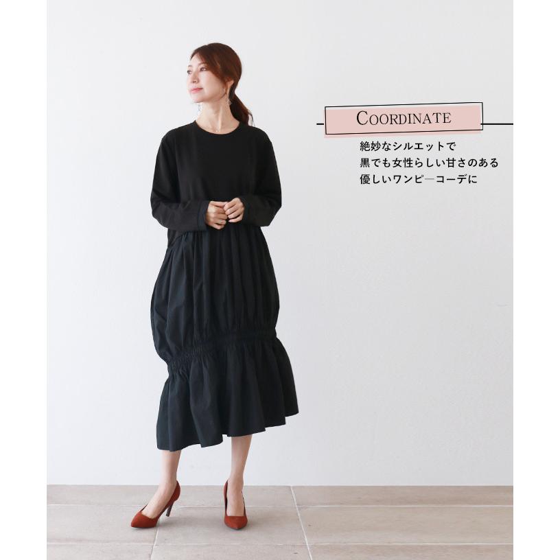 決算特価商品 ワンピース 黒 60代 50代 40代 ヴィオ Vieo ミセス レディース ワンピース シルエット がいいギャザー ワンピース Binghamtonhots Com