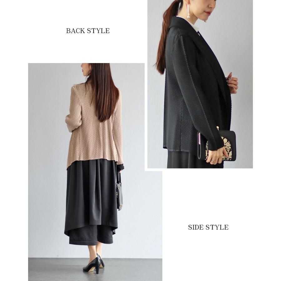 ジャケット 40代 50代 60代 レディース ミセス レディースファッション 上品 きれいめ 婦人服 体型カバー 着回し ゆったり フリーサイズ お洒落 大人 | Vieo | 14