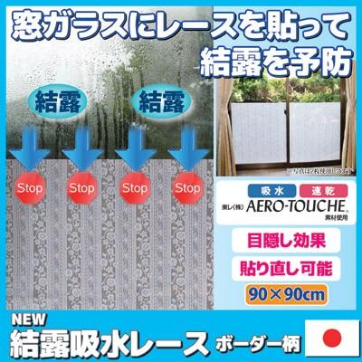 結露防止シート New 結露吸水レース ボーダー柄 90cm 窓シート フィルム メール便送料無料 Vie Shop 通販 Yahoo ショッピング