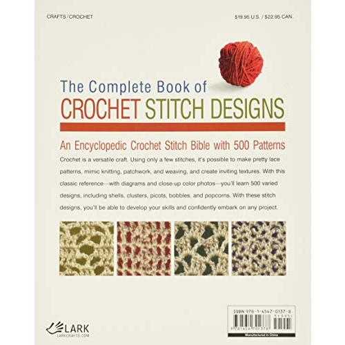 The Complete Book of Crochet Stitch Designs Book Review