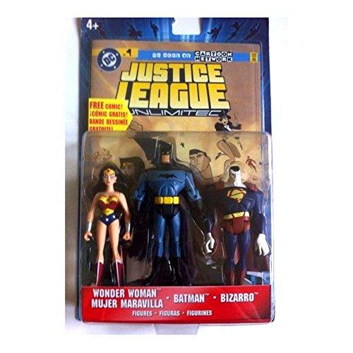 Justice League Unlimited Wonder Woman 日本限定 おすすめ Batman Bizarro 並行輸入品 Action Set＿ amp; Figure