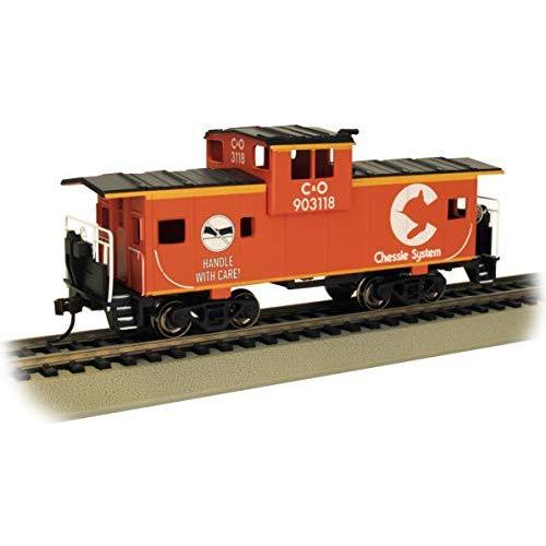 Bachmann Trains - 36' Wide-Vision Caboose - Chessie - Orange #903118 - HO S＿【並行輸入品】