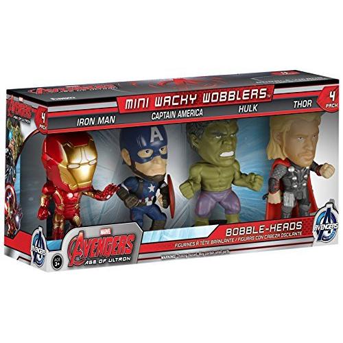マーベル フィギュア ヘッドノッカー アベンジャーズ 4体セット-