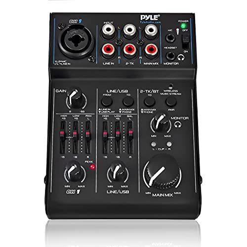 Channel Bluetooth Audio Mixer DJ Sound Controller Interface with USB So＿