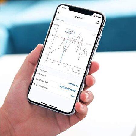 Ecosense　RD200　RadonEye,　Setup　with　Detector,　Easy　App,　＆　Display,　Real-Time　Accurate　Home　OLED　Fast　Bluetooth　Free　Monitoring,　Radon