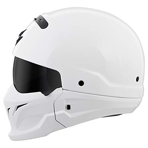 ScorpionEXO EXO Covert ヘルメット (グロスホワイト XSサイズ)＿