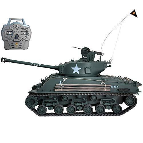 人気カラーの Medium Pitt Brad Sherman M4A3E8 FURY US 1:10 HOOBEN Tank ＿【並行輸入品】 Function Full RTR ミリタリー模型