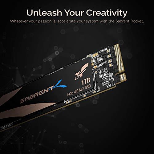 SABRENT PS5 SSD 1TB、M.2 PS5ヒートシンク付 M.2 SSD 1TB PCIe 4.0 M