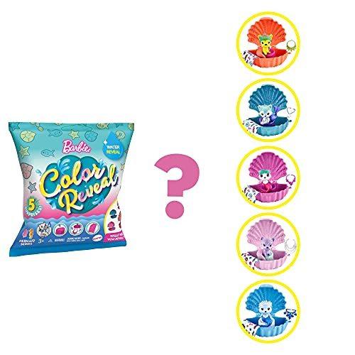 Sea Reveal Color Gtp74 Barbie Animals Containe 並行輸入品 Shaped Shell With Assortment 着せかえ人形 最も Themtransit Com