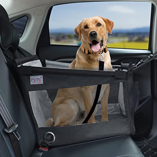海外で人気商品を並行輸入！Dog Car Seat for Pet Travel with Waterproof Pad, Half seat Dog Hammock,Harn＿【並行輸入品】