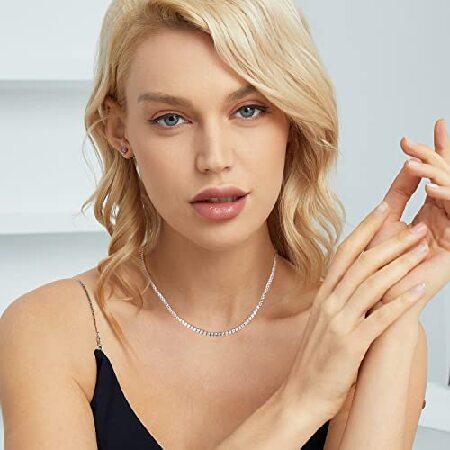 GEMSME 18Kホワイトゴールドメッキ 3.0mm ラウンドキュービック