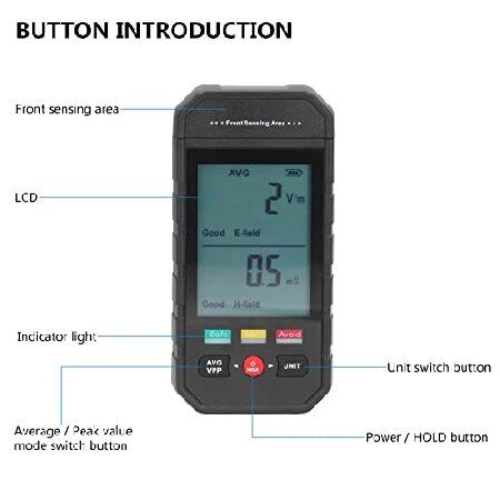 Electromagnetic　Radiation　Detector,　ET925　Office　High　Accuracy　EMF　for　Meter　Sturdy