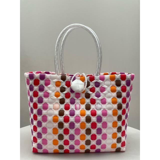 プラカゴ プラバッグ プラかごバッグ ハンドメイド : ベトナムの風